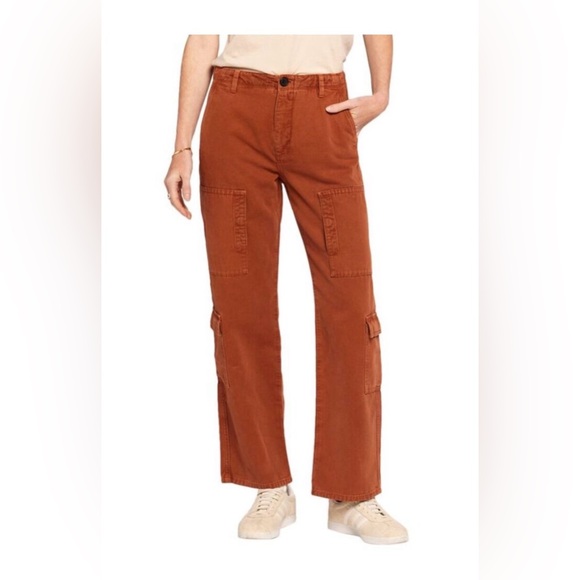 Current/Elliott Pants - Current/Elliott The Commodore Capuccino Cargo Pants, Size 28 (NWT)